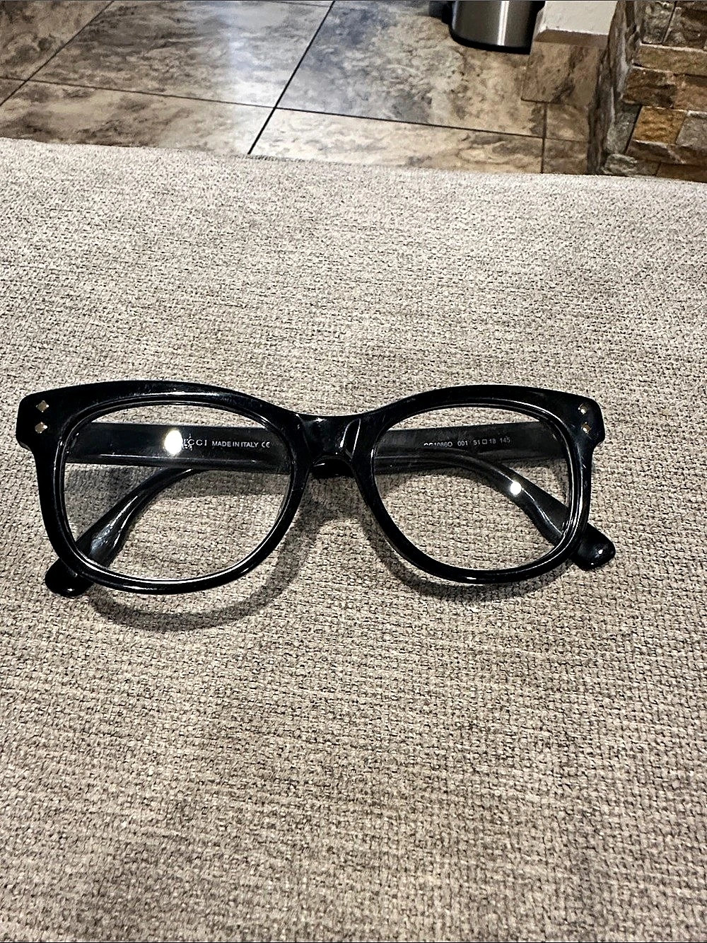 Women’s Eyeglasses Black Logo Glasses